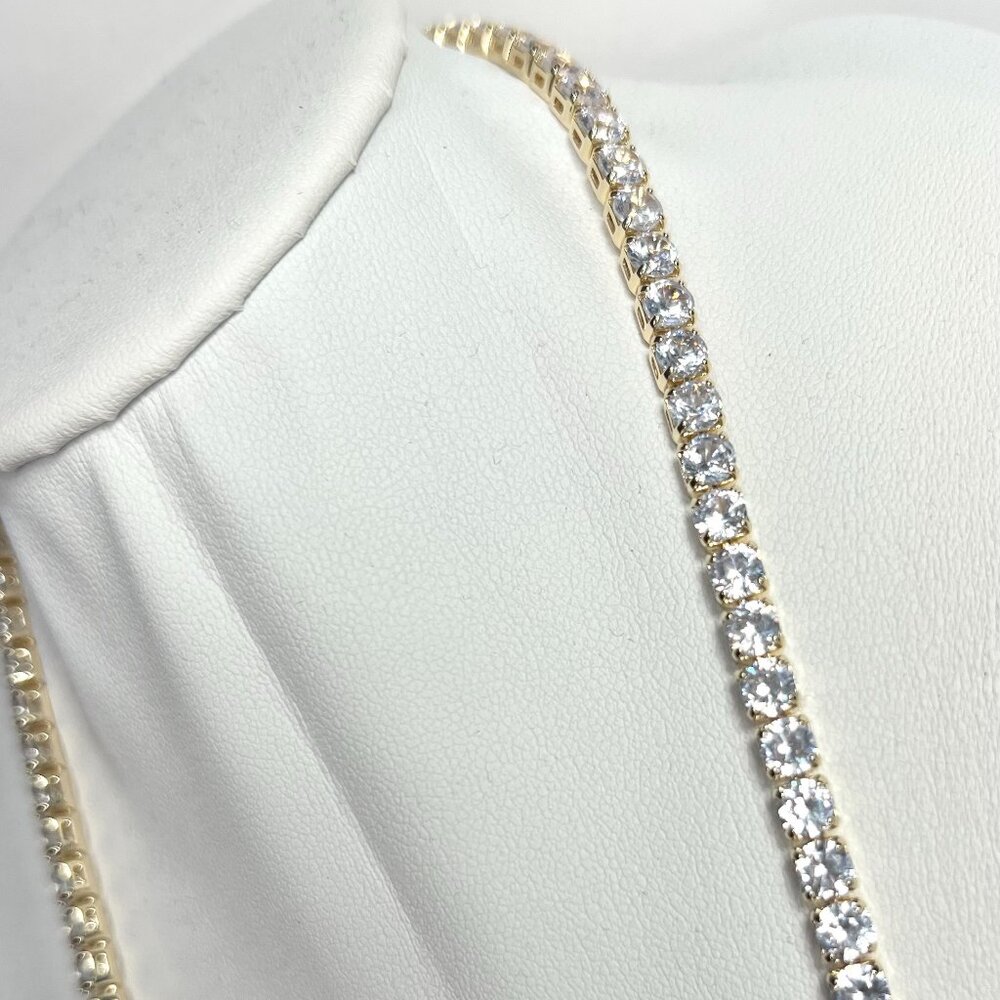 ✨ 14K Gold-Filled Tennis Necklace – High Shine, Best Price! ✨